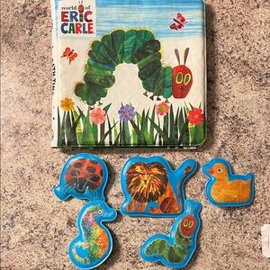 Eric Carle Children's Book and Puzzle Set